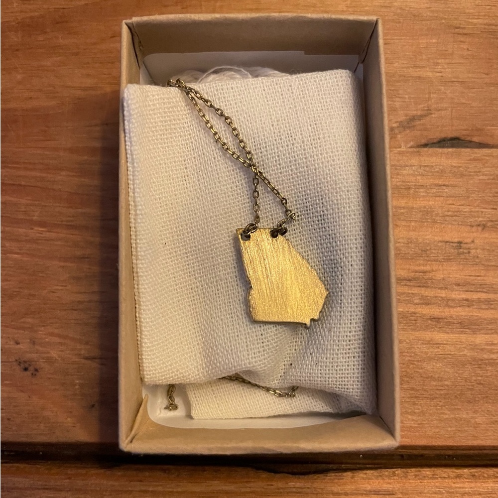 Gold plated Georgia Necklace